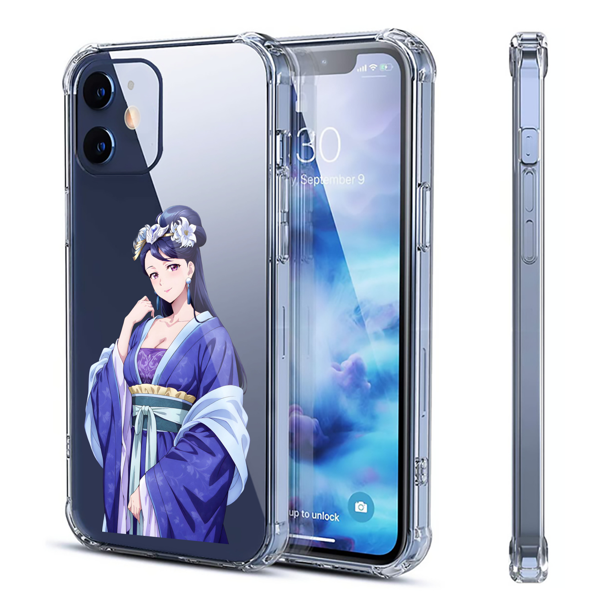 （画像用） 薬屋のひとりごと The Apothecary Diaries 【iPhone 12シリーズ対応】透明スマホケース（クリアソフトケース）
